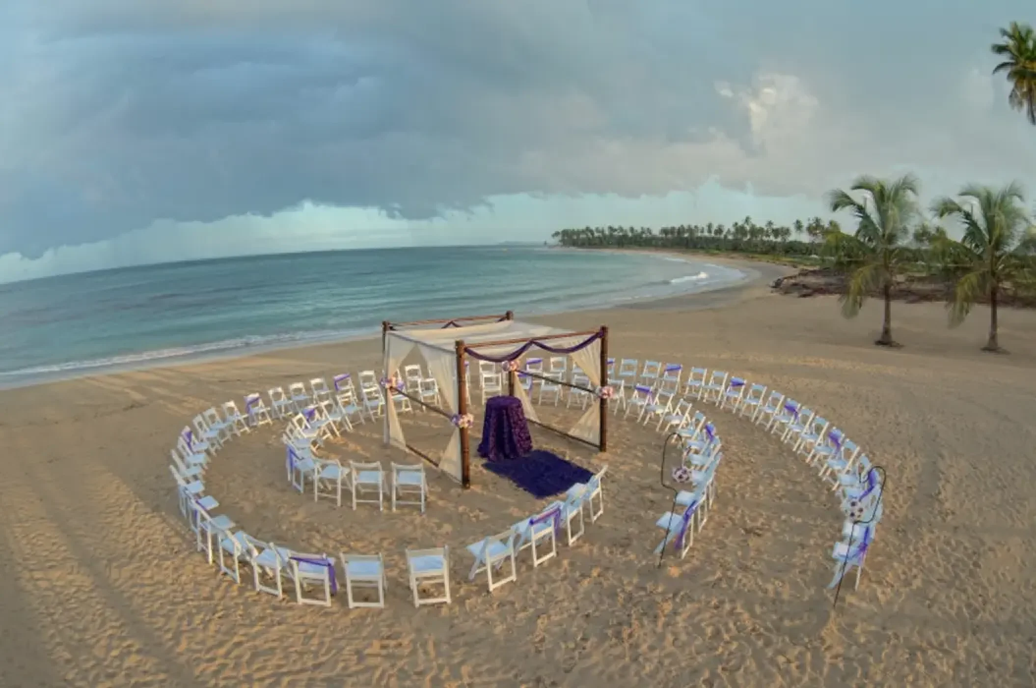Ceremony on the beach at Breathless Punta Cana