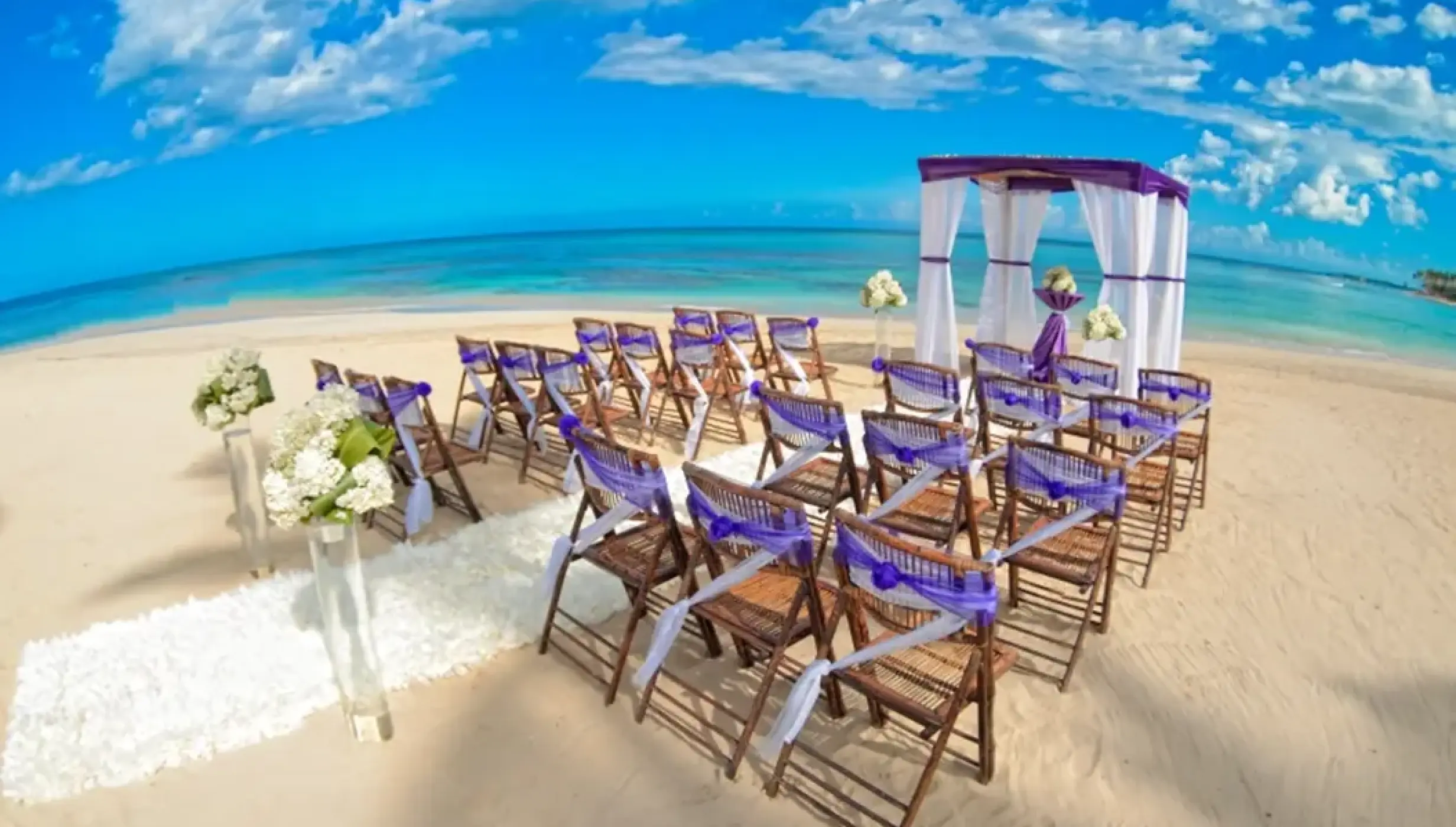 Ceremony on the beach at Breathless Punta Cana