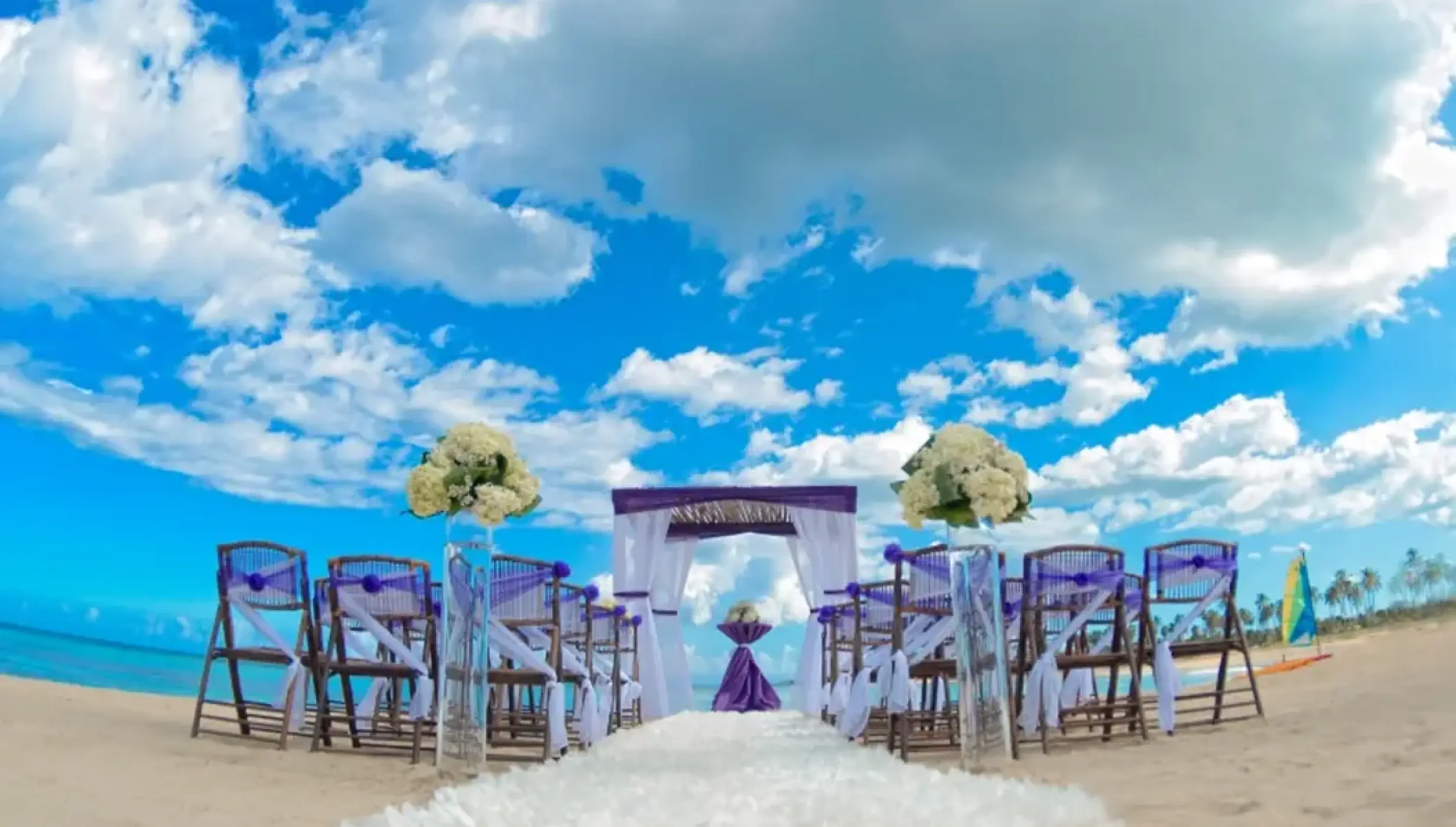 Ceremony on the beach at Breathless Punta Cana
