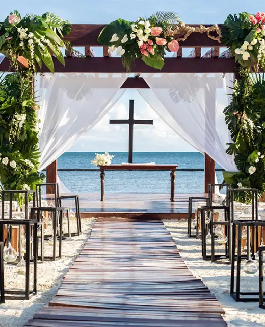 Xhale gazebo at Breathless Riviera Cancun