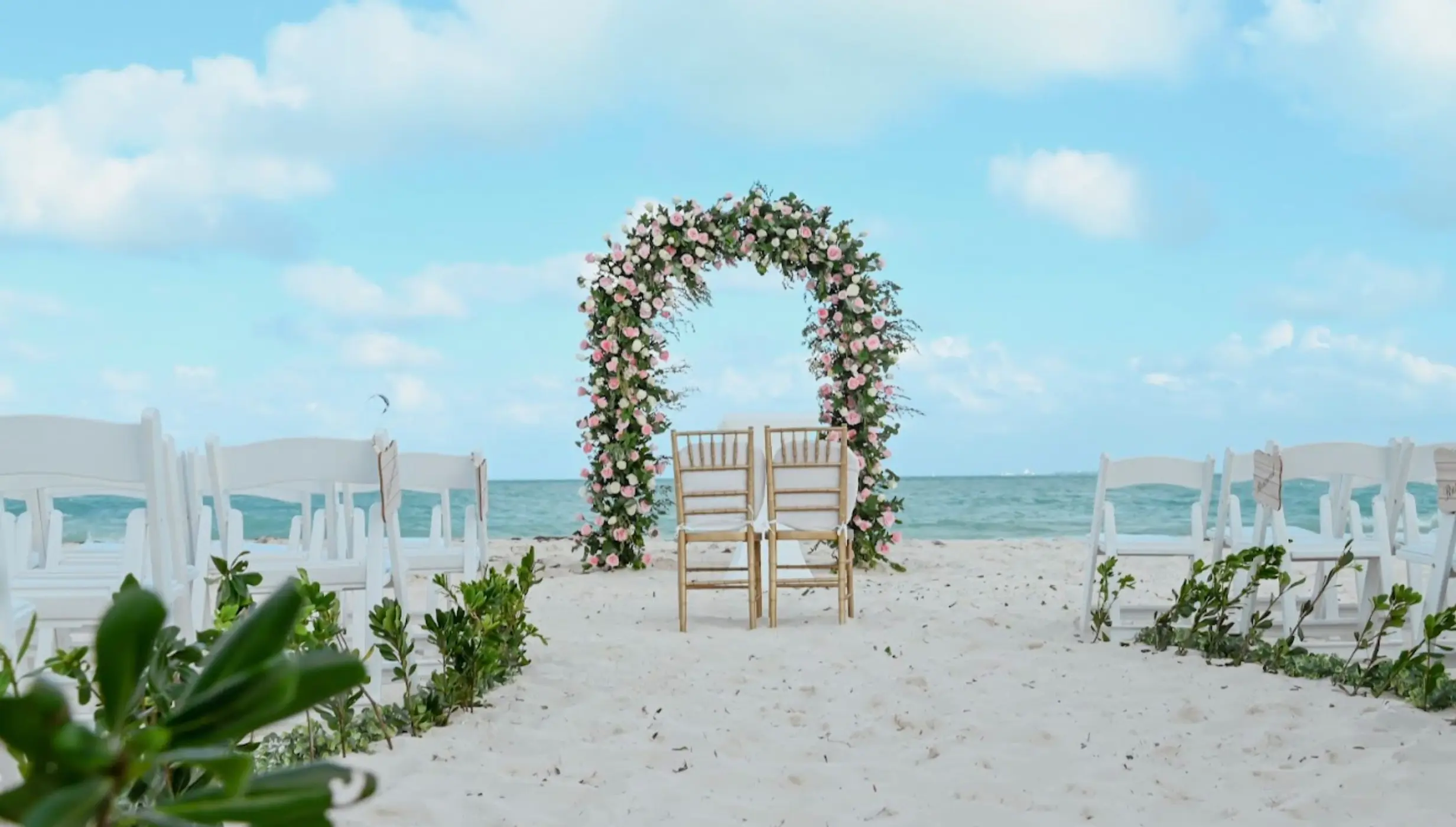 beach venue at Catalonia Grand Costa Mujeres