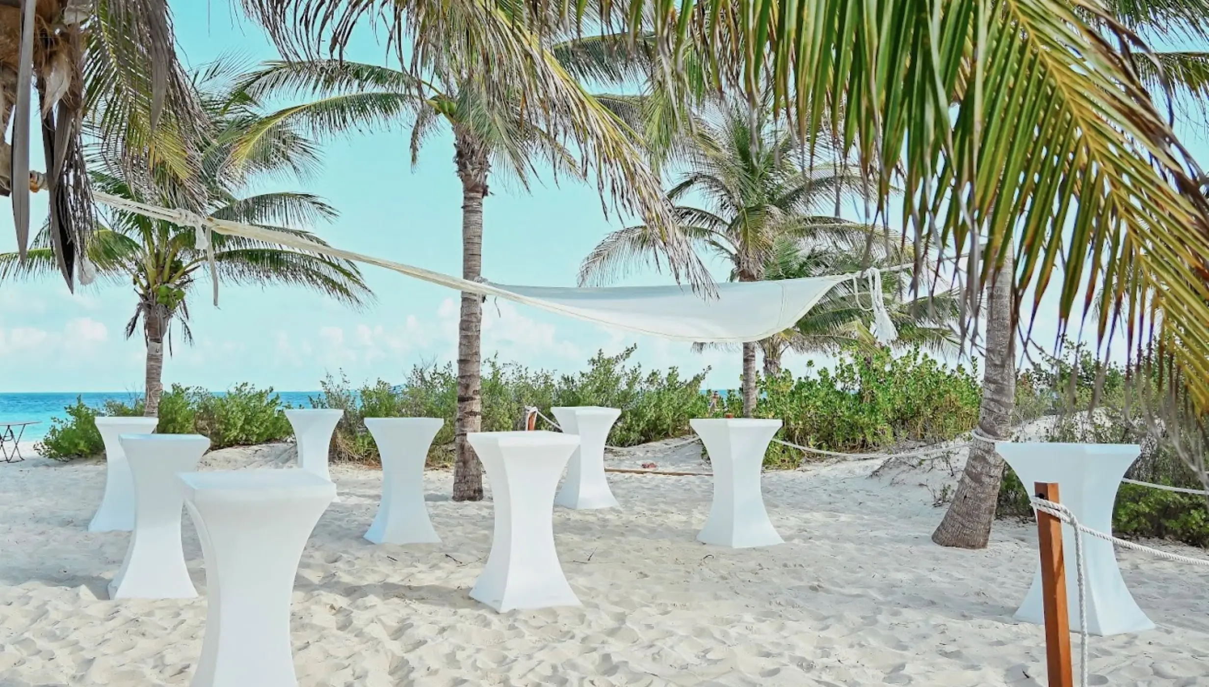 beach bar at Catalonia Grand Costa Mujeres