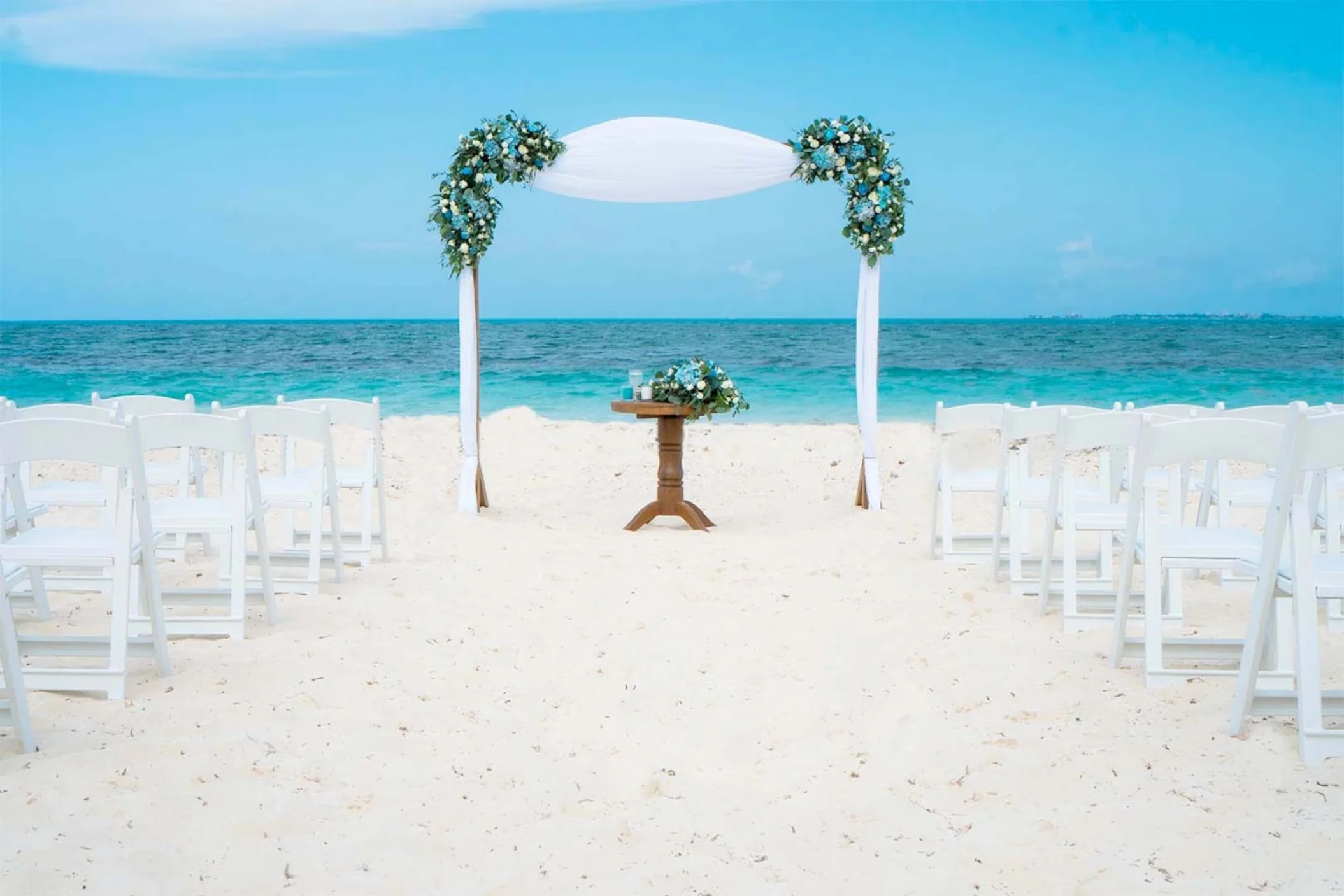 beach venue at Catalonia Grand Costa Mujeres