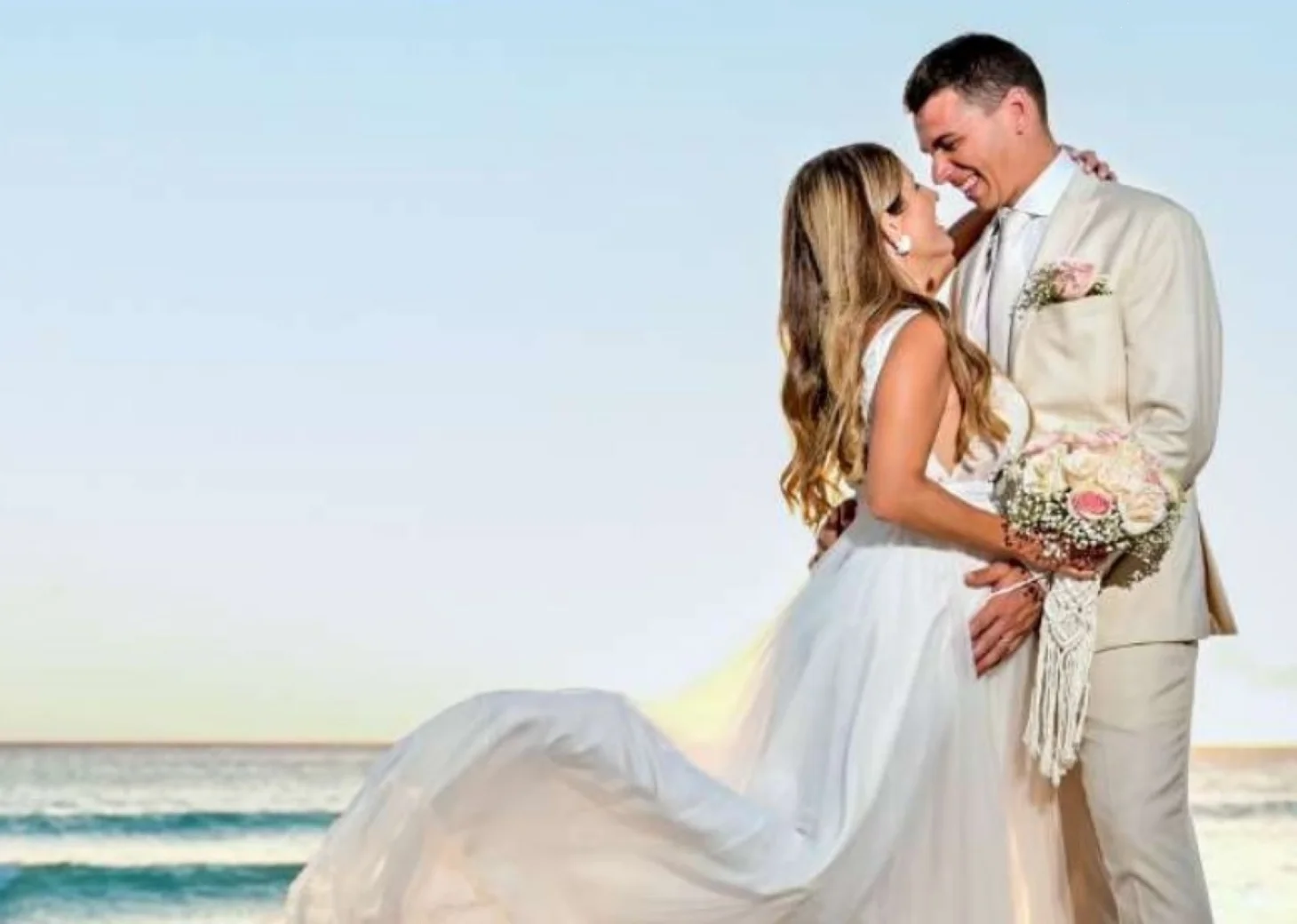bride and groom at Catalonia Montego Bay