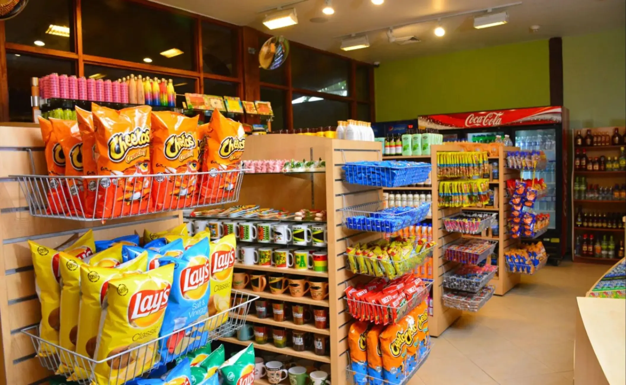 Souvenir and snack shop with local mugs and bottled drinks at Catalonia Montego Bay, Montego Bay