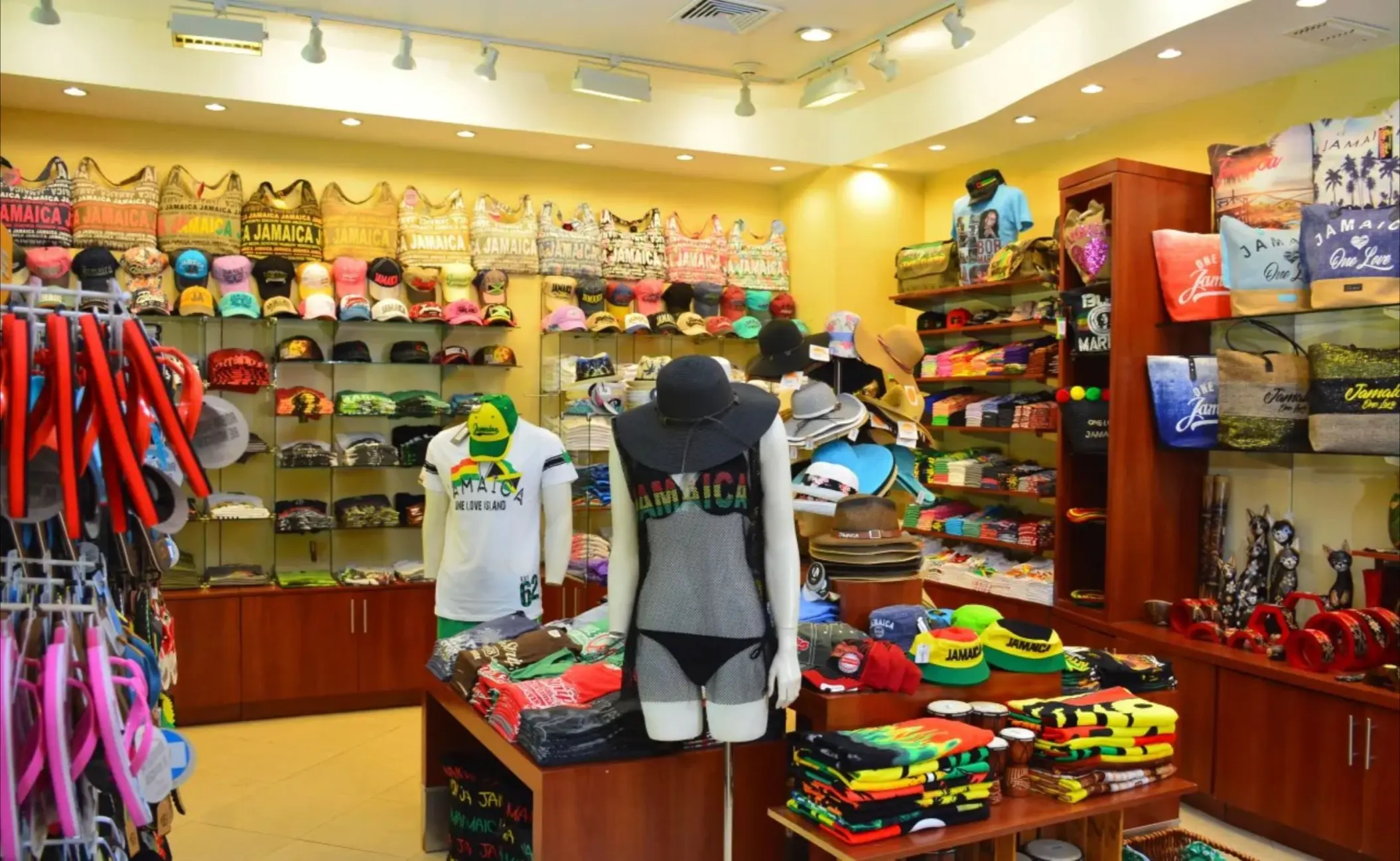 Gift shop at Catalonia Montego Bay featuring souvenirs, clothing, and beach accessories, Montego Bay