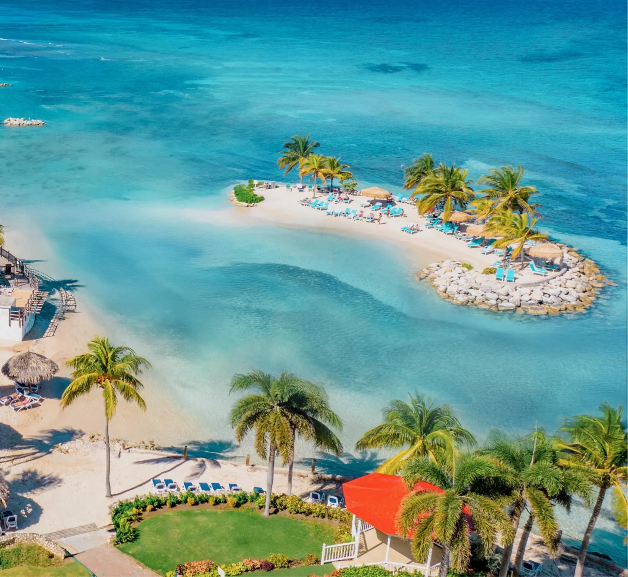 Private island Tek-it-Easy at Catalonia Montego Bay, Jamaica