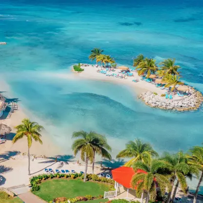 Private island Tek-it-Easy at Catalonia Montego Bay, Jamaica