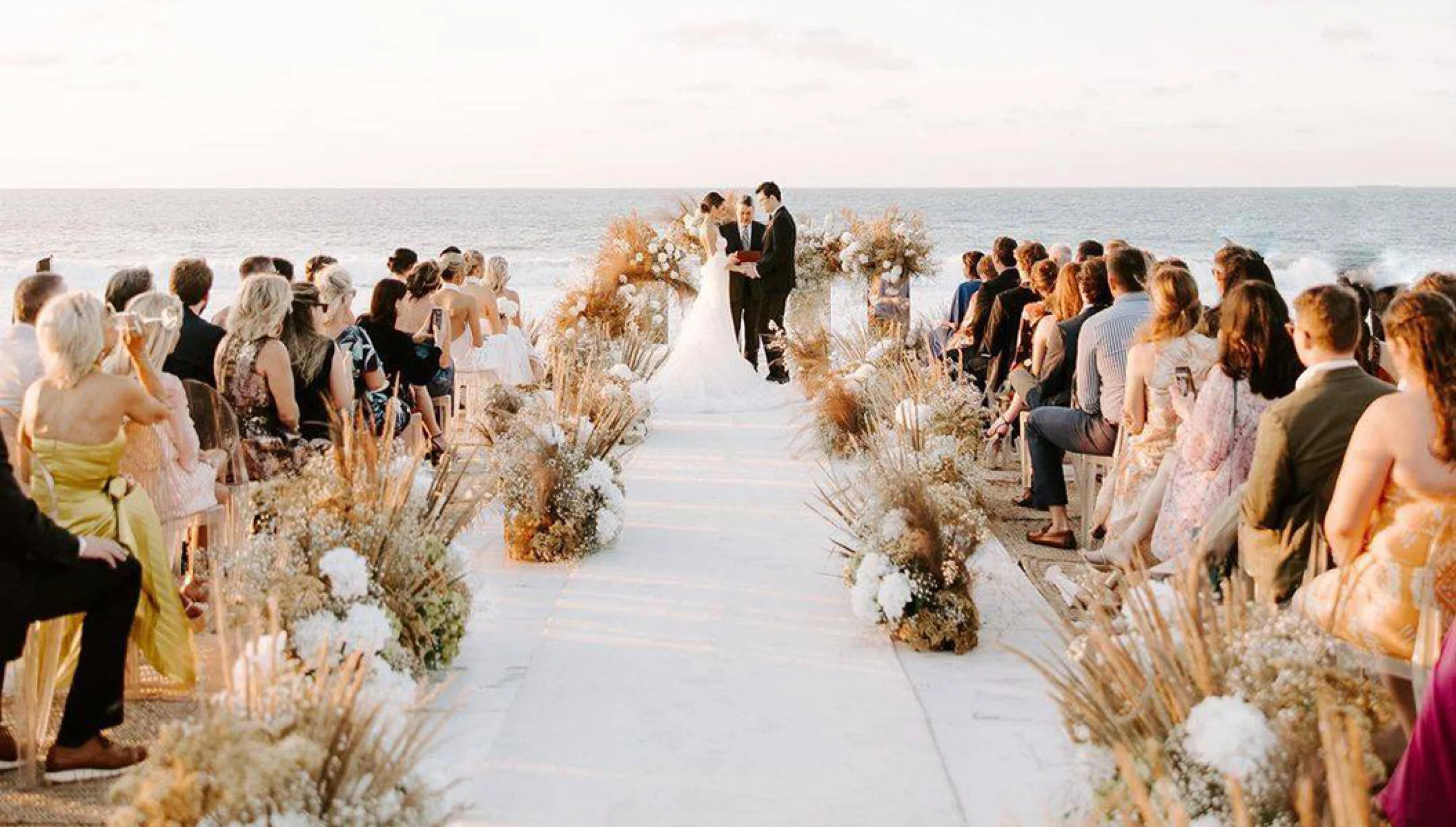 Ceremony at the beach at Conrad Punta de Mita