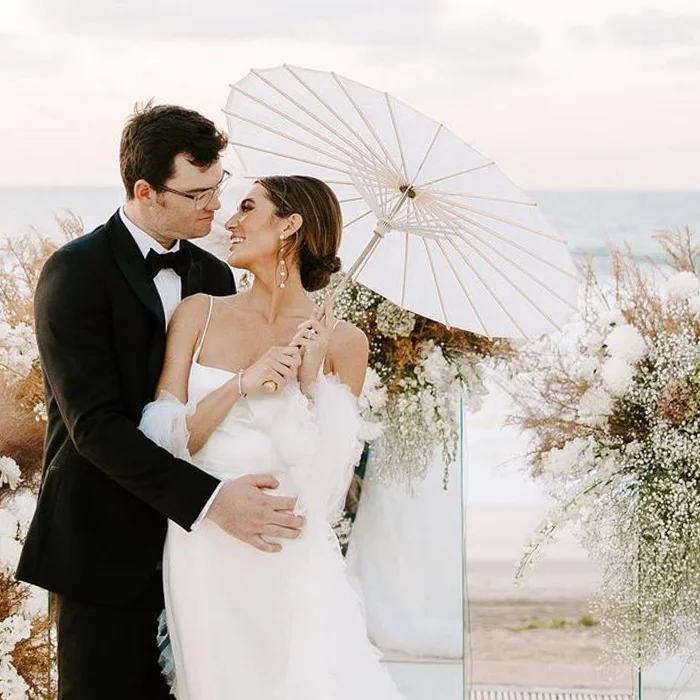 Just married couple at Conrad Punta de Mita