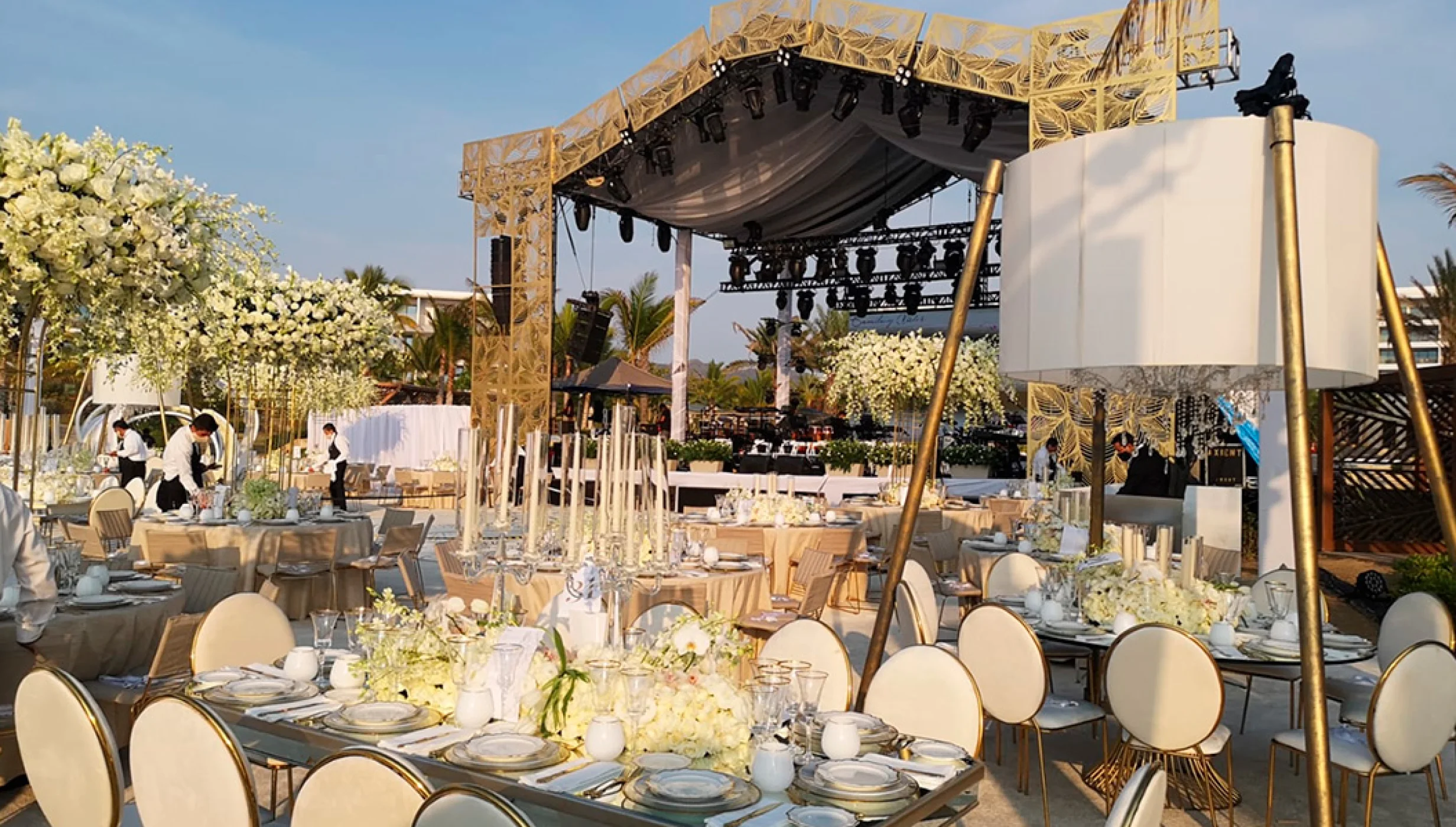 Big Reception setup at Conrad Punta de Mita