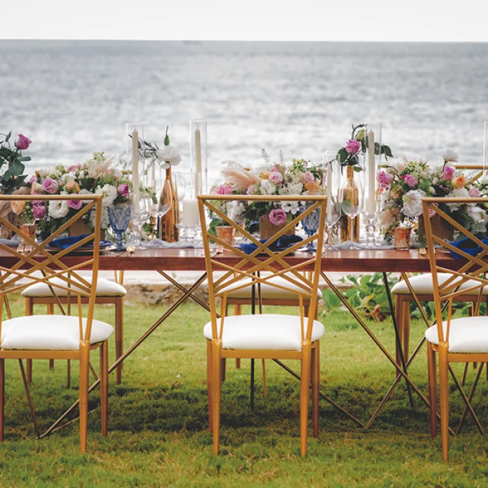 Reception setup at Conrad Punta de Mita