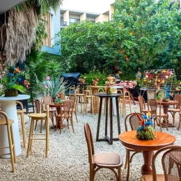 cocktail setup at Devossion by Live Aqua Playa del Carmen