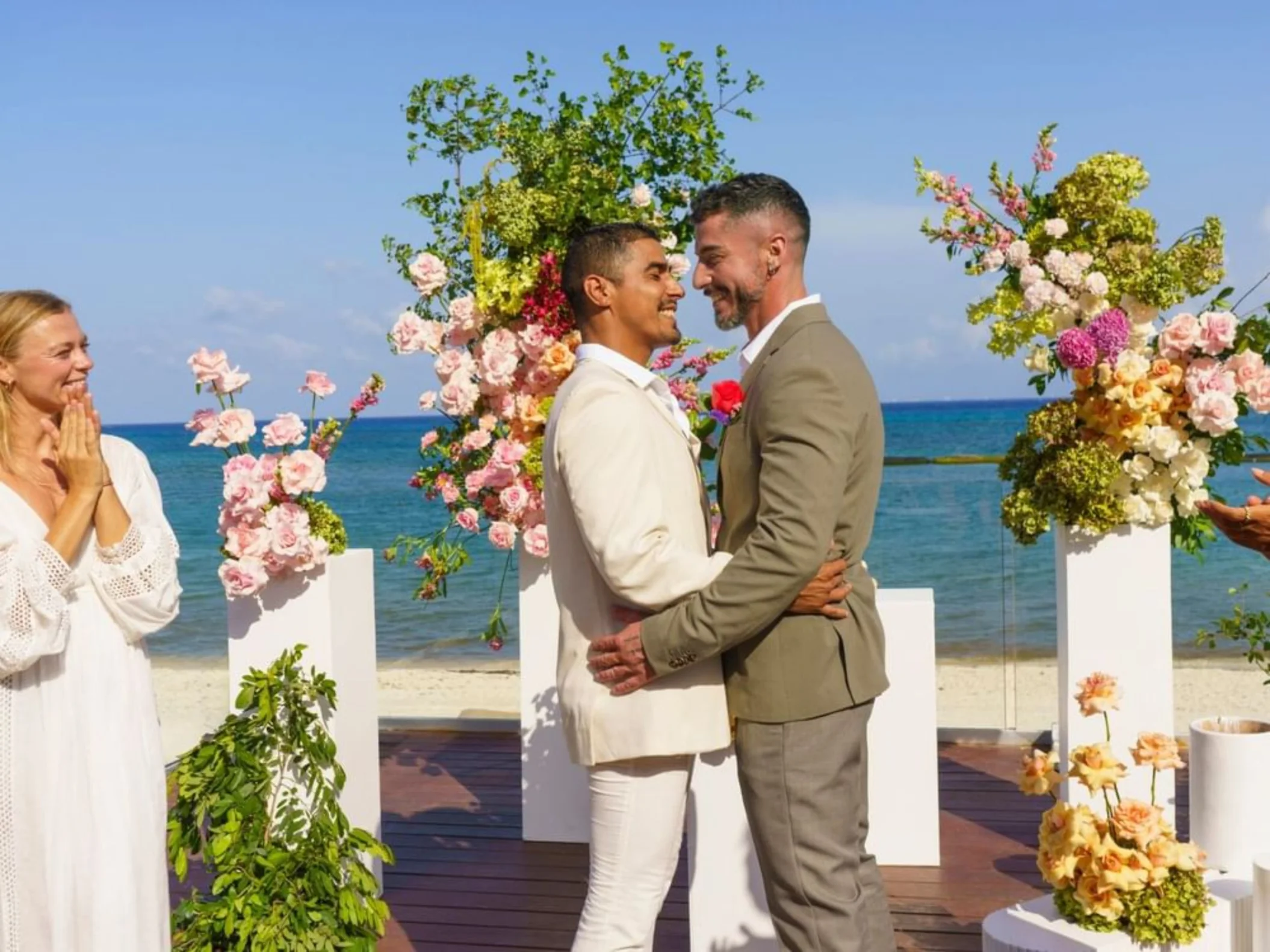 lgbtq couple wedding at Devossion by Live Aqua Playa del Carmen