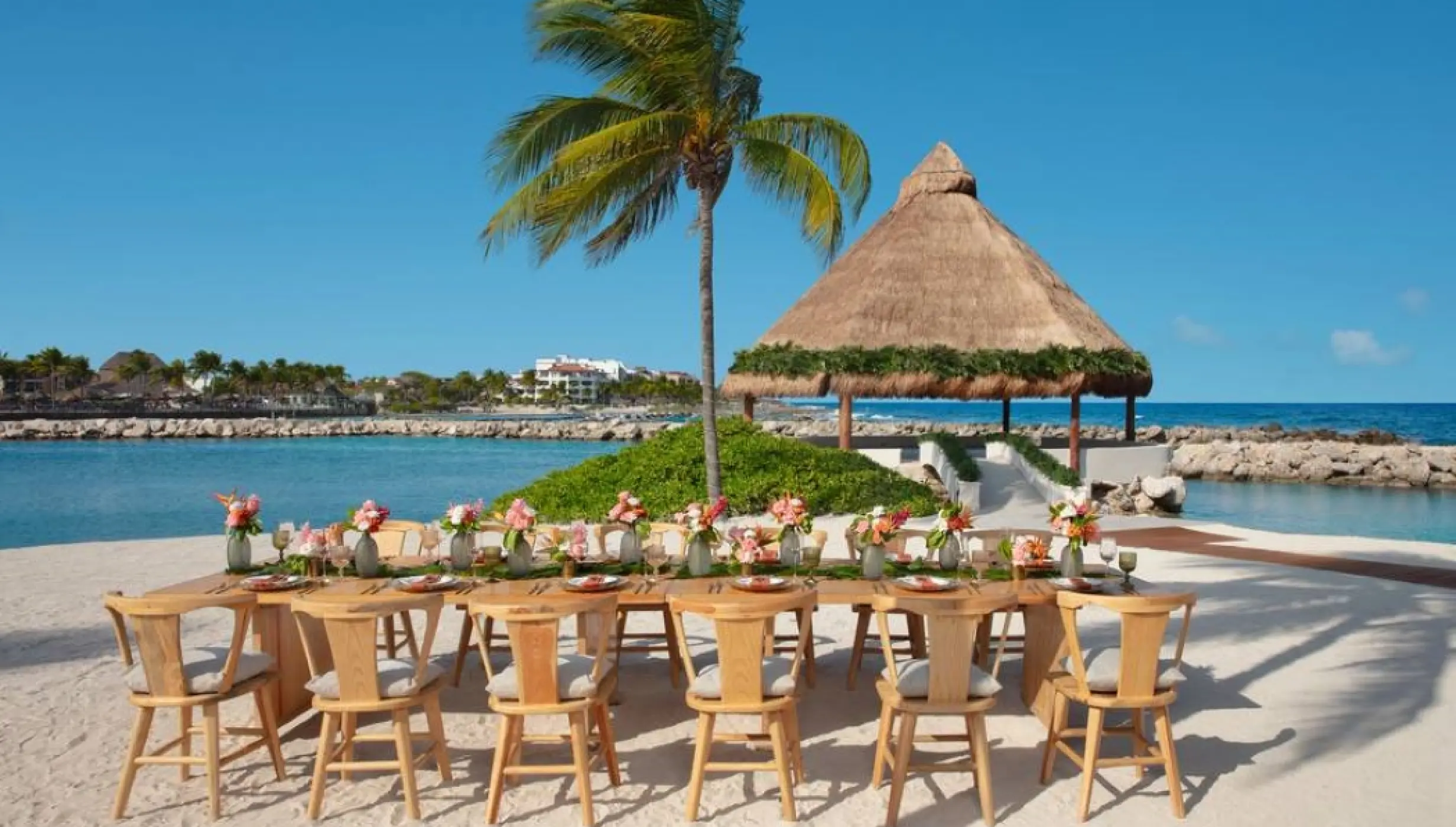 Dreams Aventuras Riviera Maya gazebo beach venue