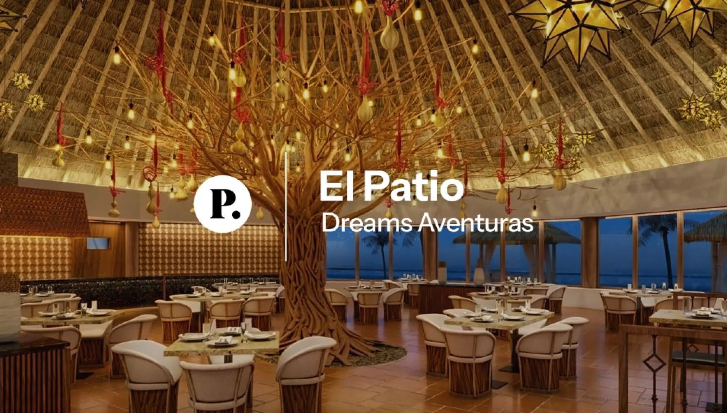 video review of El Patio venue at Dreams Aventuras