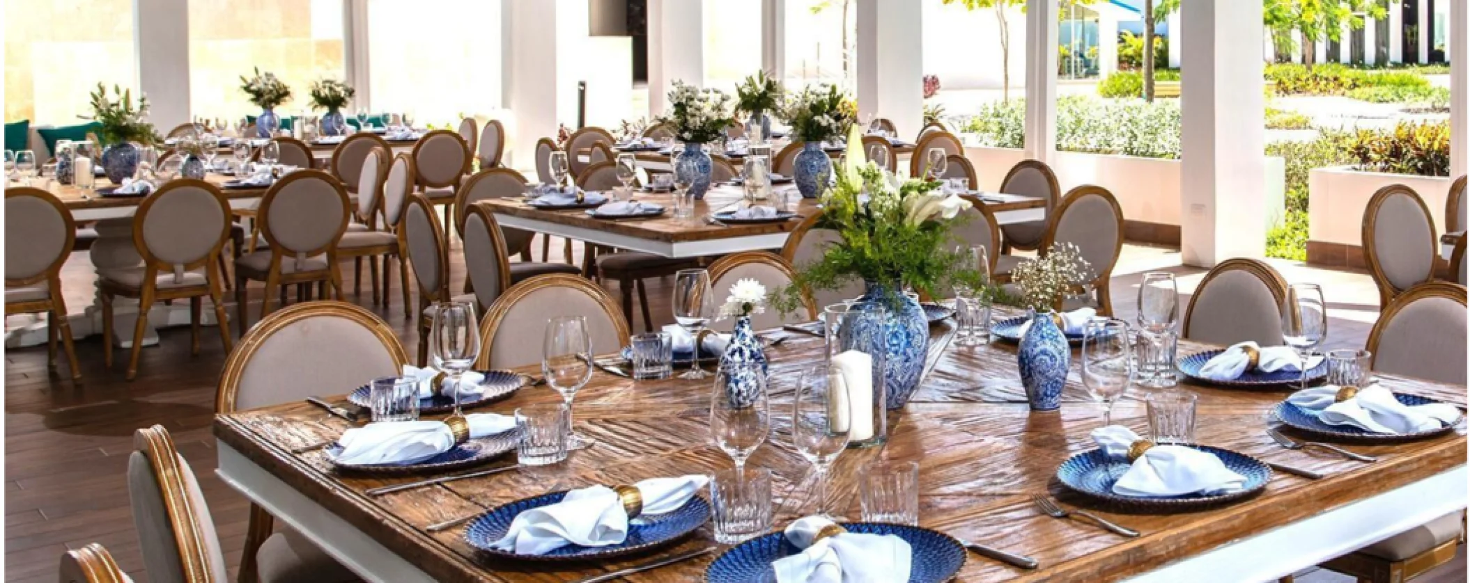 restaurant terrace venue at dreams cap cana