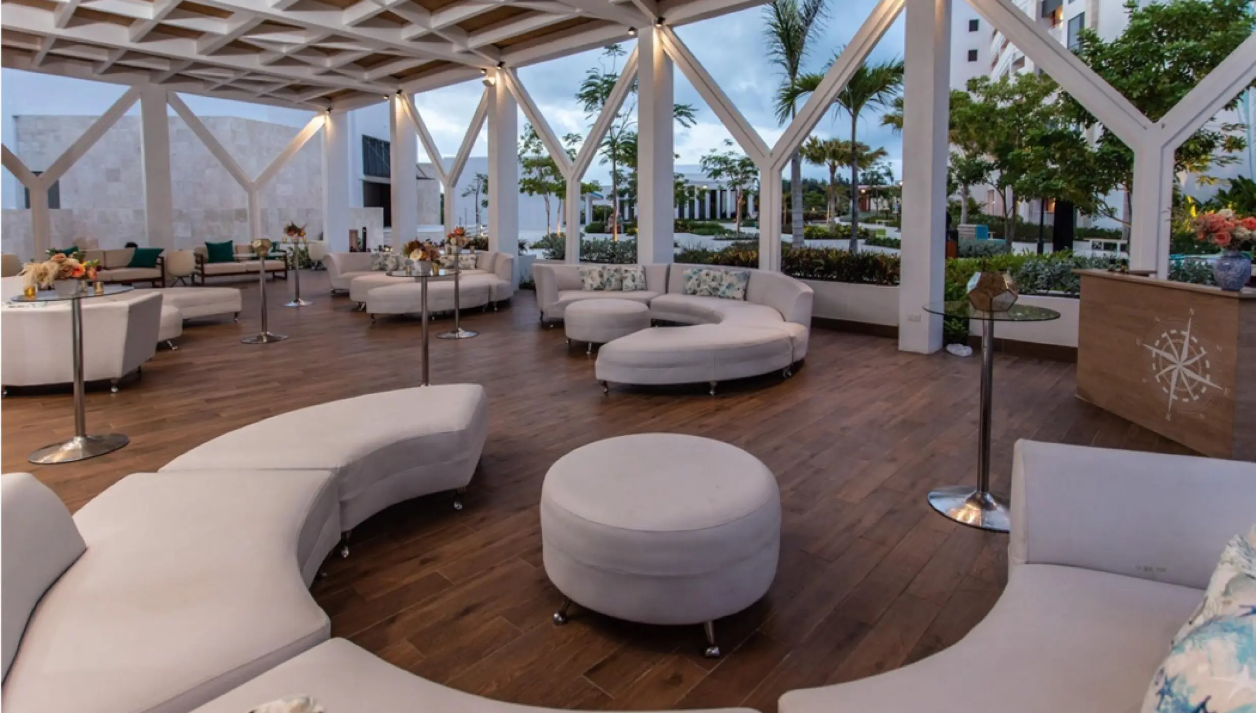 restaurant terrace venue at dreams cap cana