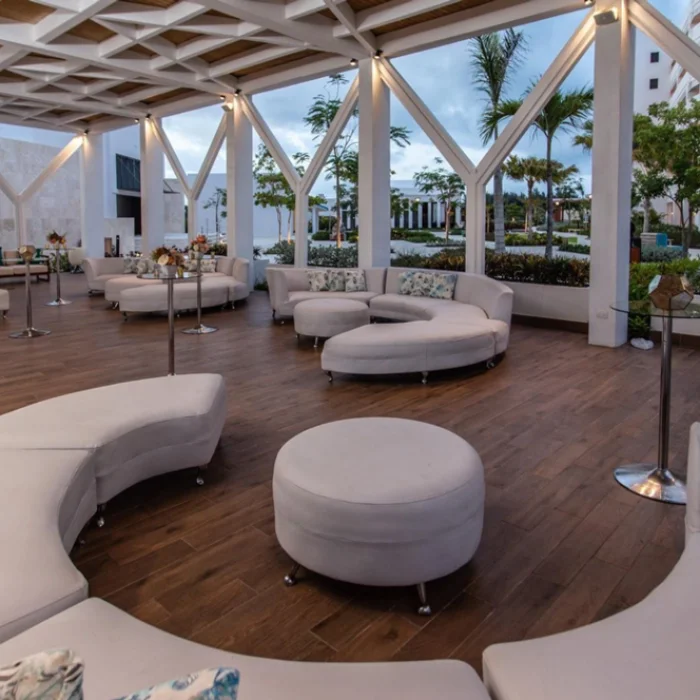 restaurant terrace venue at dreams cap cana