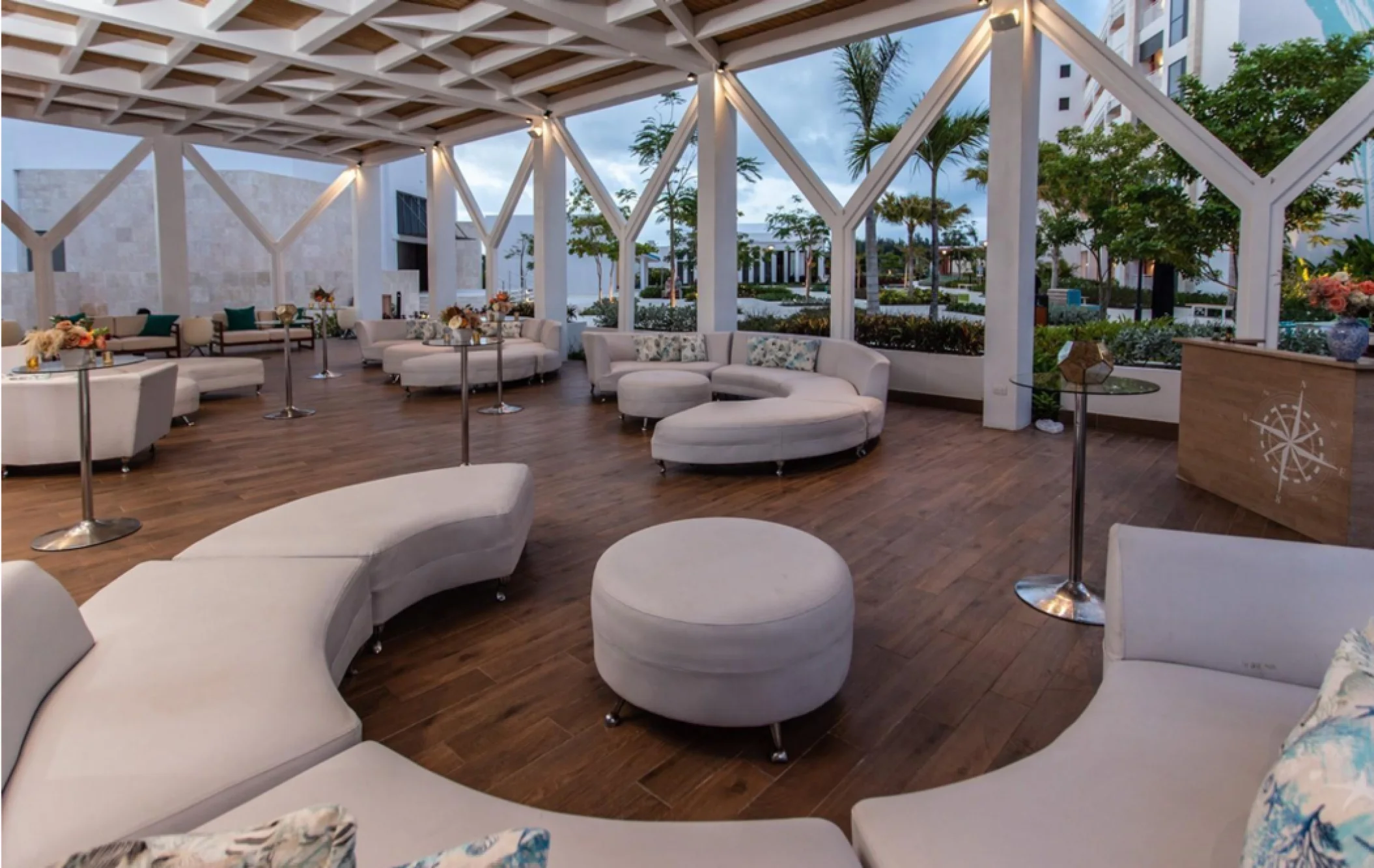 restaurant terrace venue at dreams cap cana