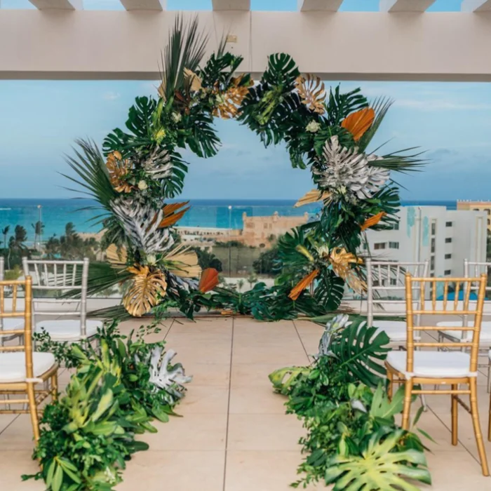 sky deck venue at dreams cap cana
