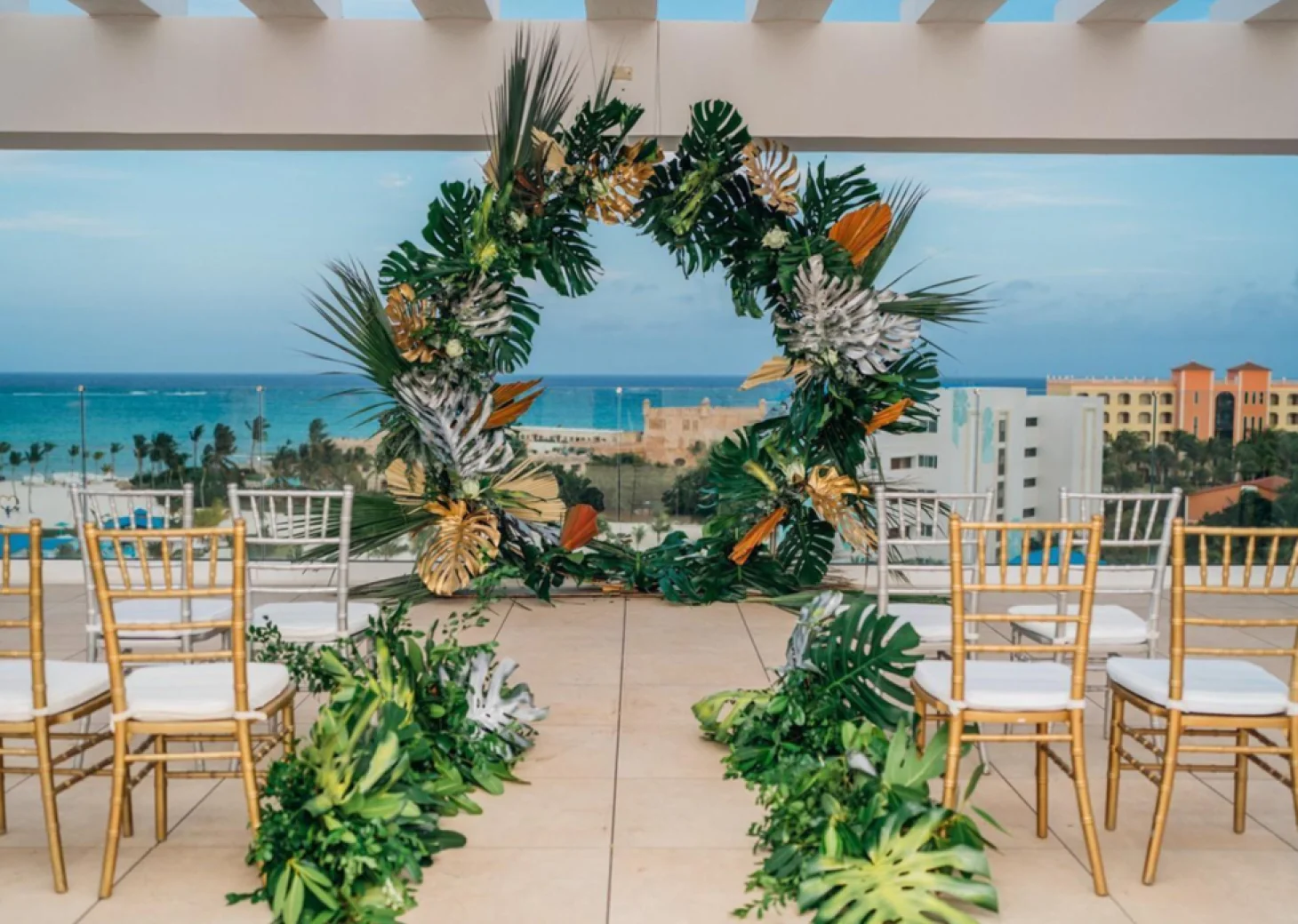 sky deck venue at dreams cap cana