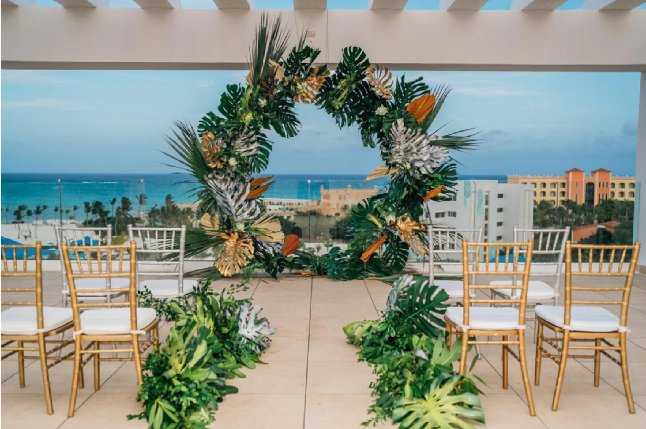 sky deck venue at dreams cap cana