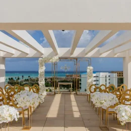 sky deck venue at dreams cap cana
