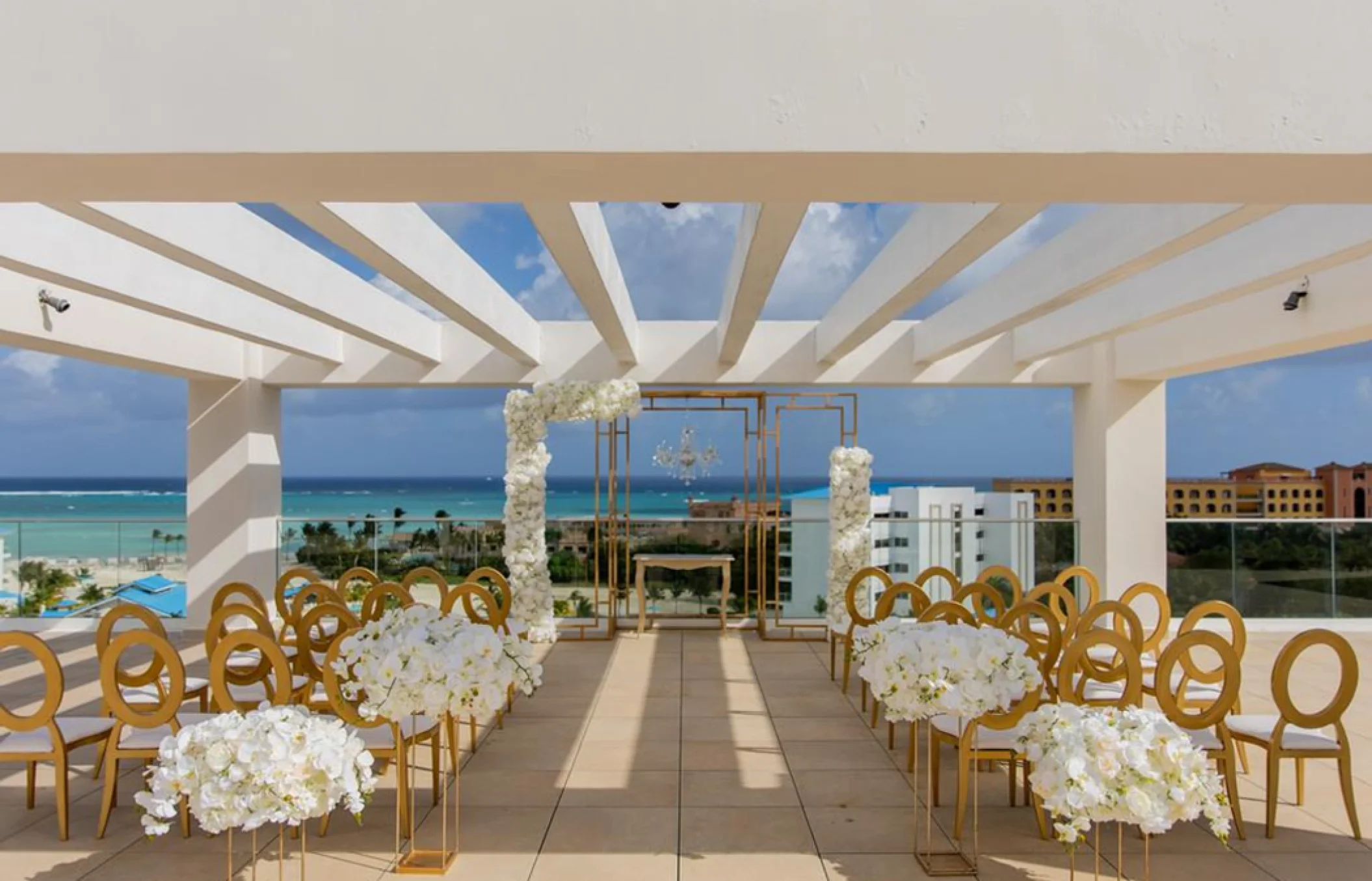 sky deck venue at dreams cap cana