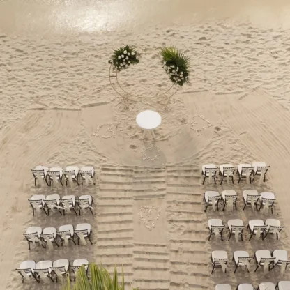 beach venue at dreams cozumel cape resort