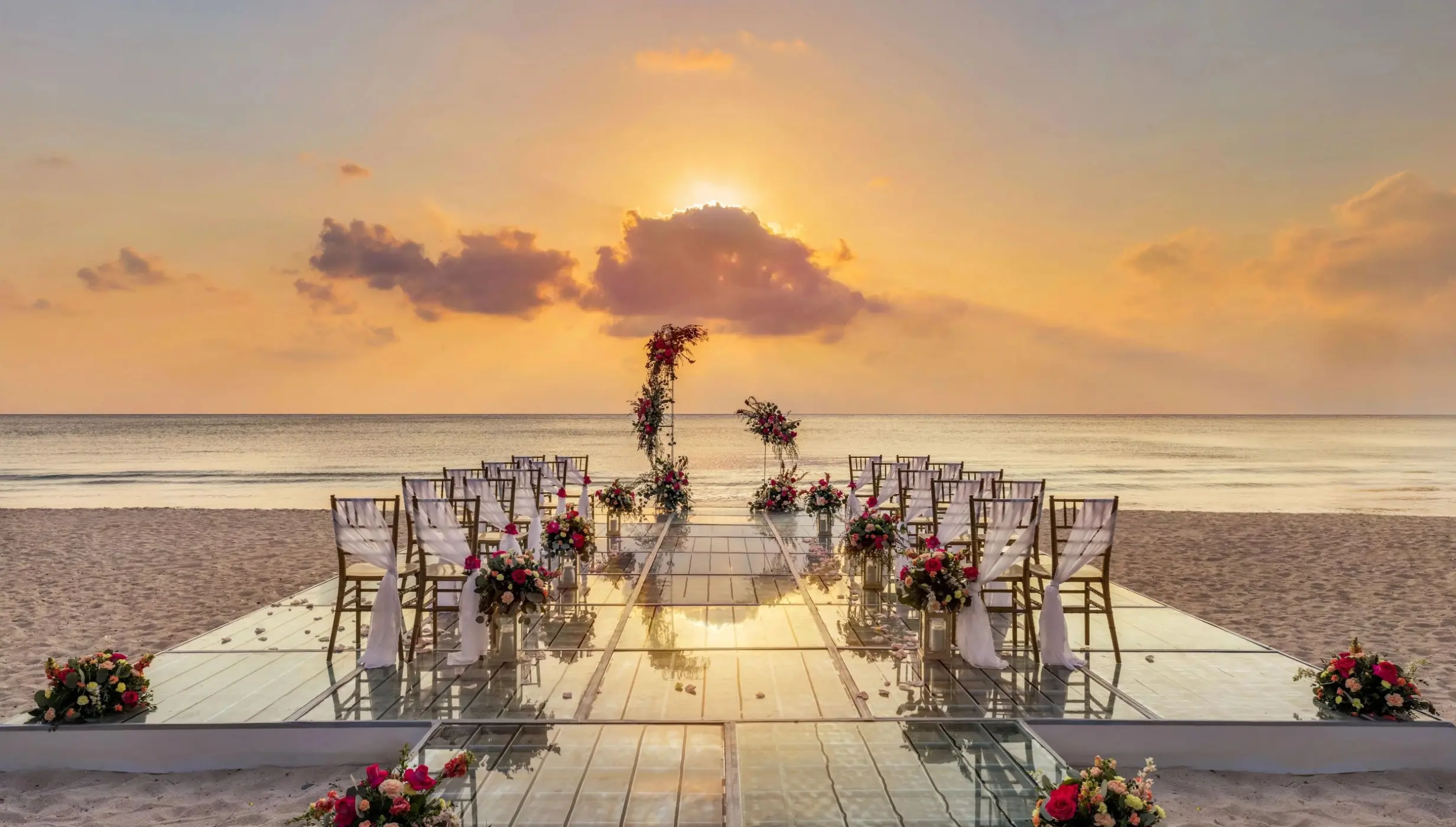 beach venue at Dreams Cozumel Cape Resort & Spa
