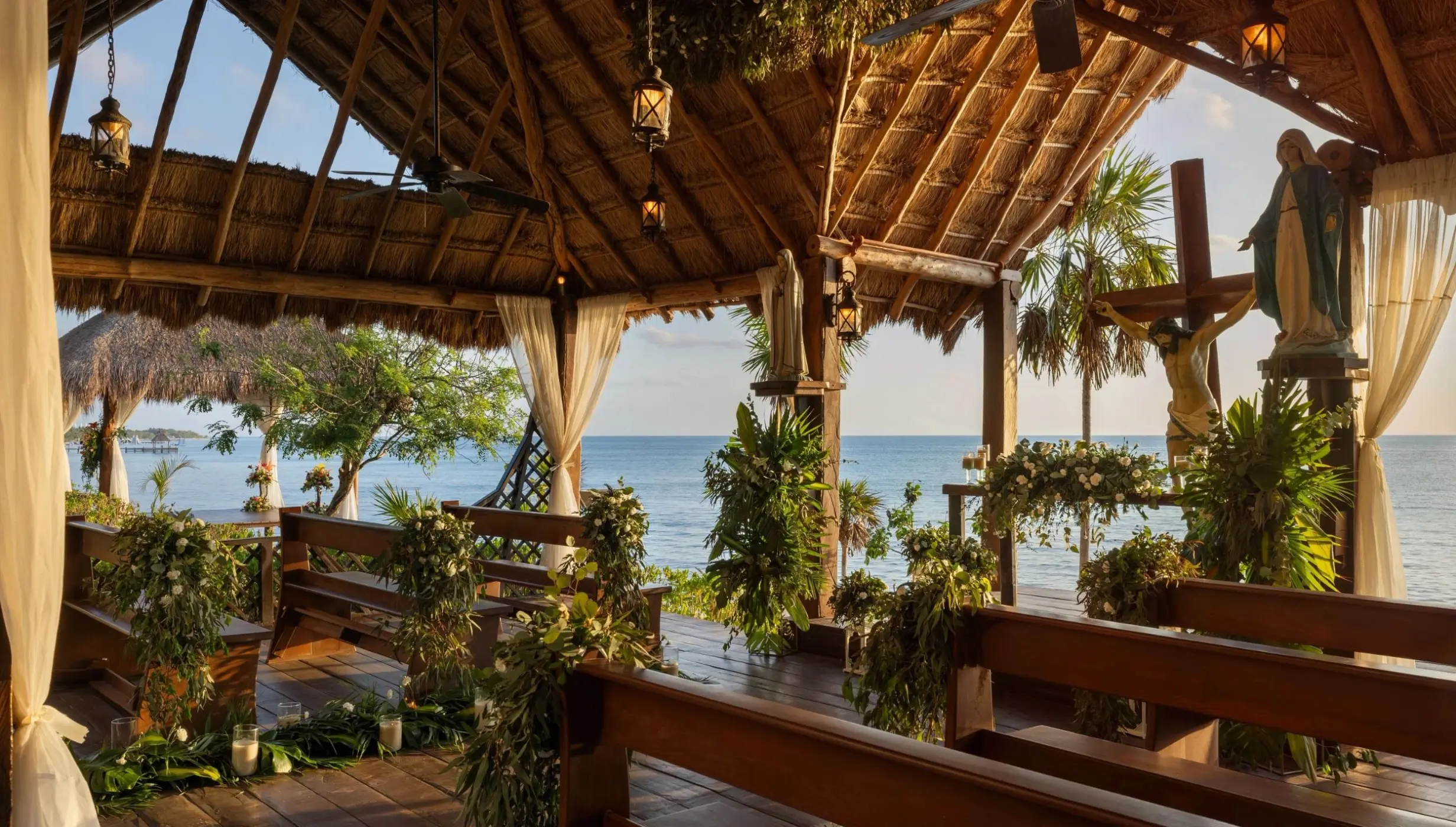 catholic chapel at dreams cozumel cape resort