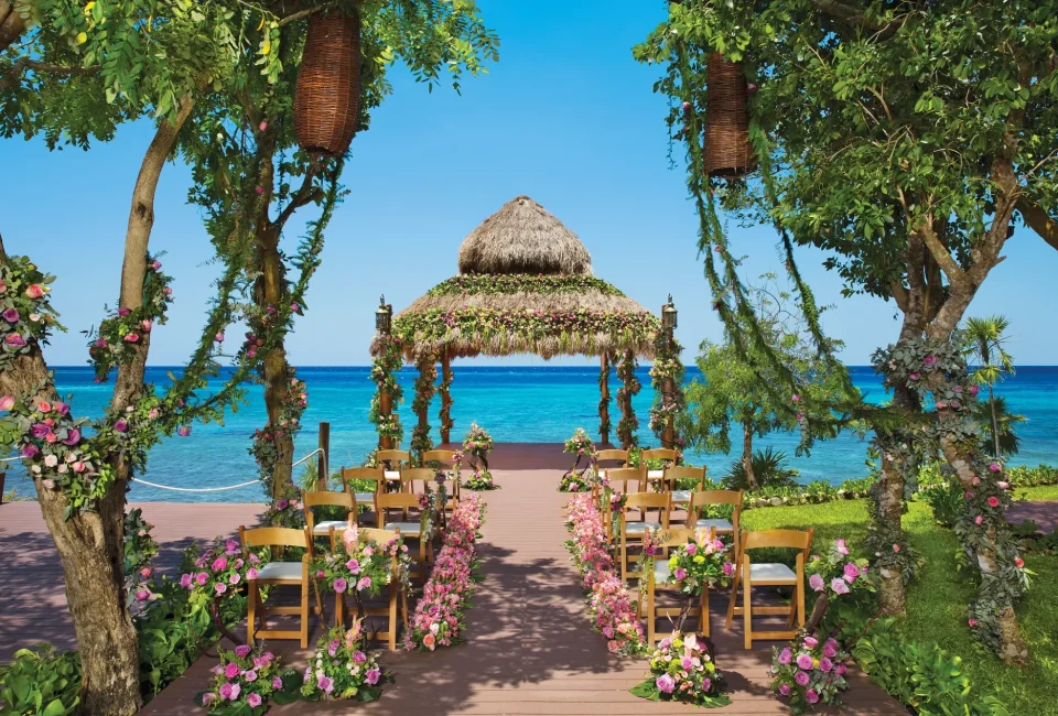 Dreams Cozumel Gazebo wedding venue.