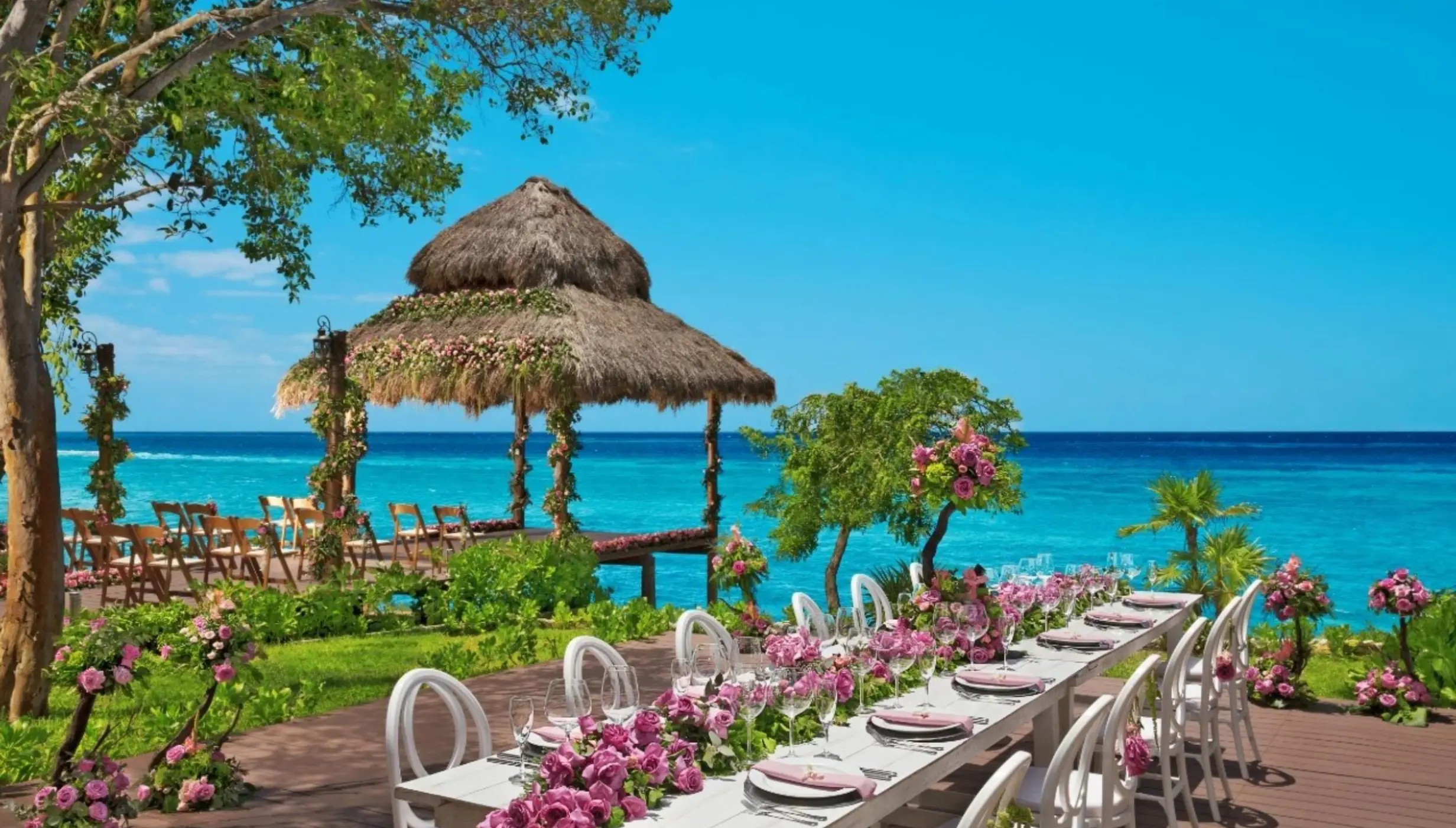 terrace venue at dreams cozumel cape resort