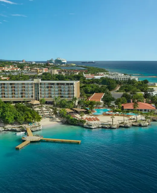 aerial view of Dreams Curacao