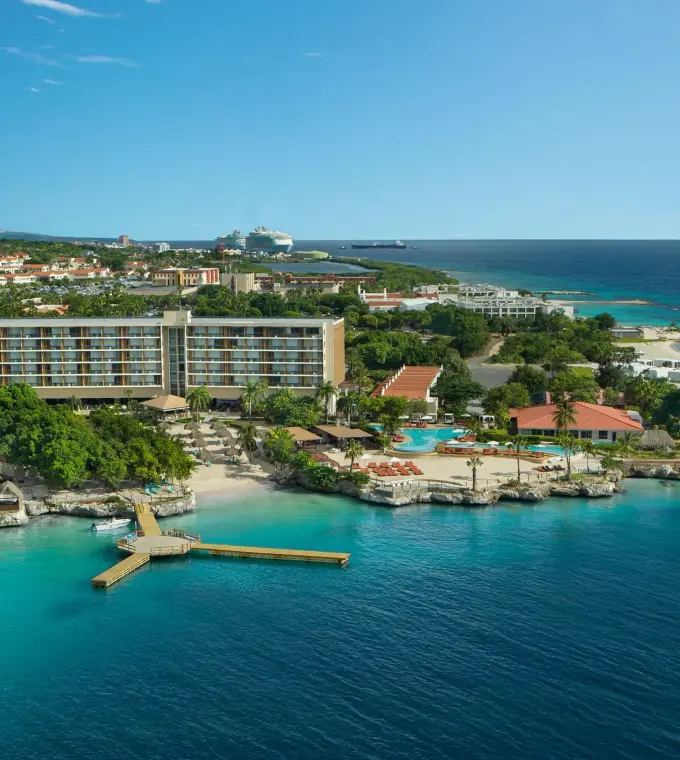 aerial view of Dreams Curacao