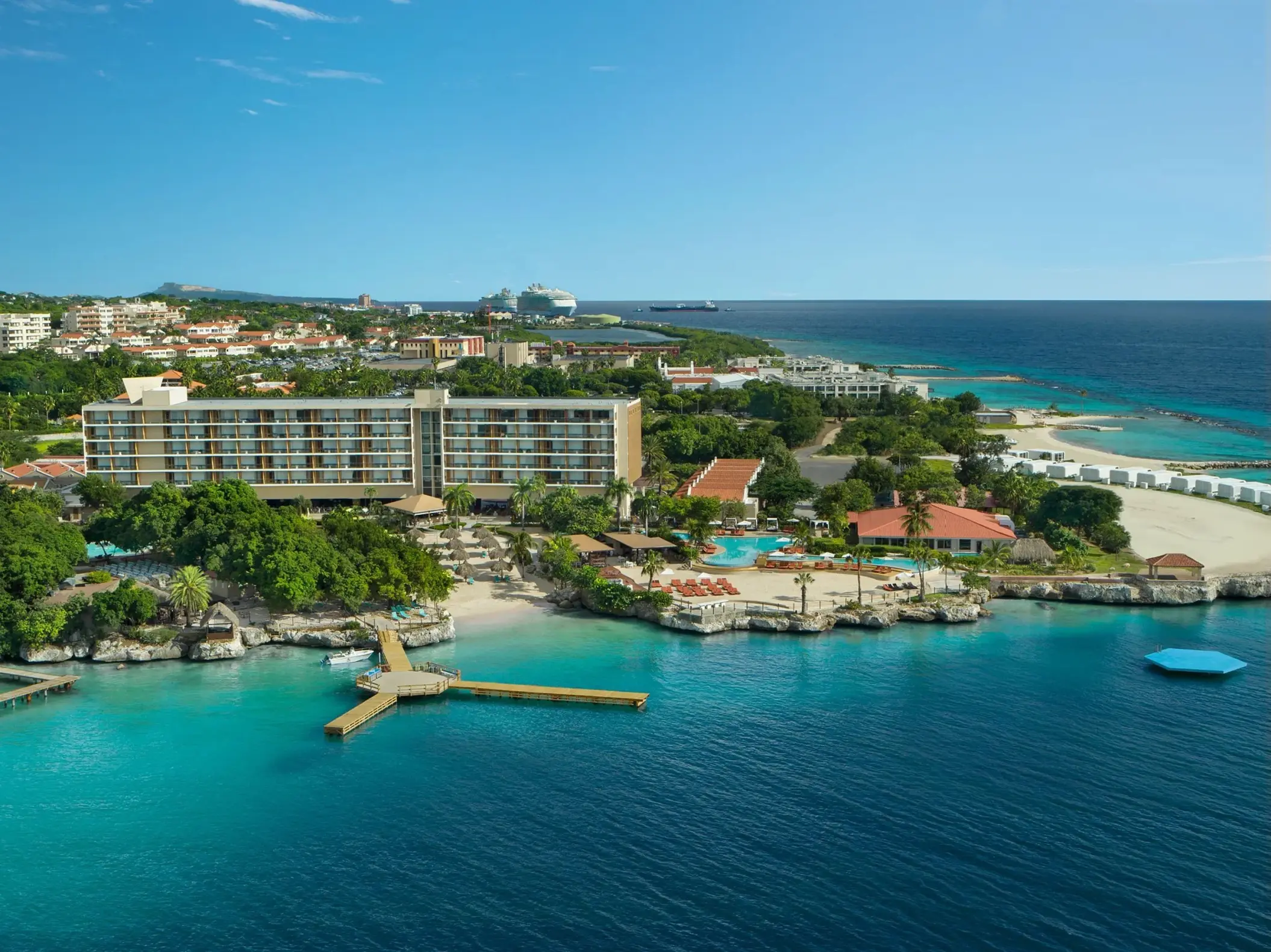 aerial view of Dreams Curacao