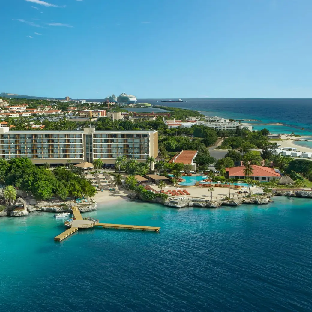 aerial view of Dreams Curacao