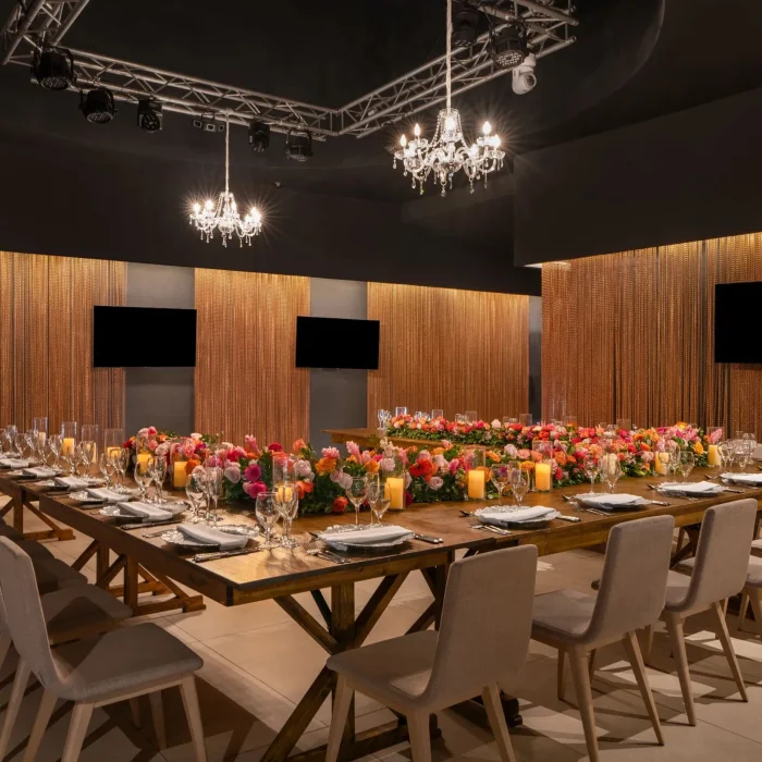 desires ballroom wedding reception setup at Dreams Flora Resort & Spa