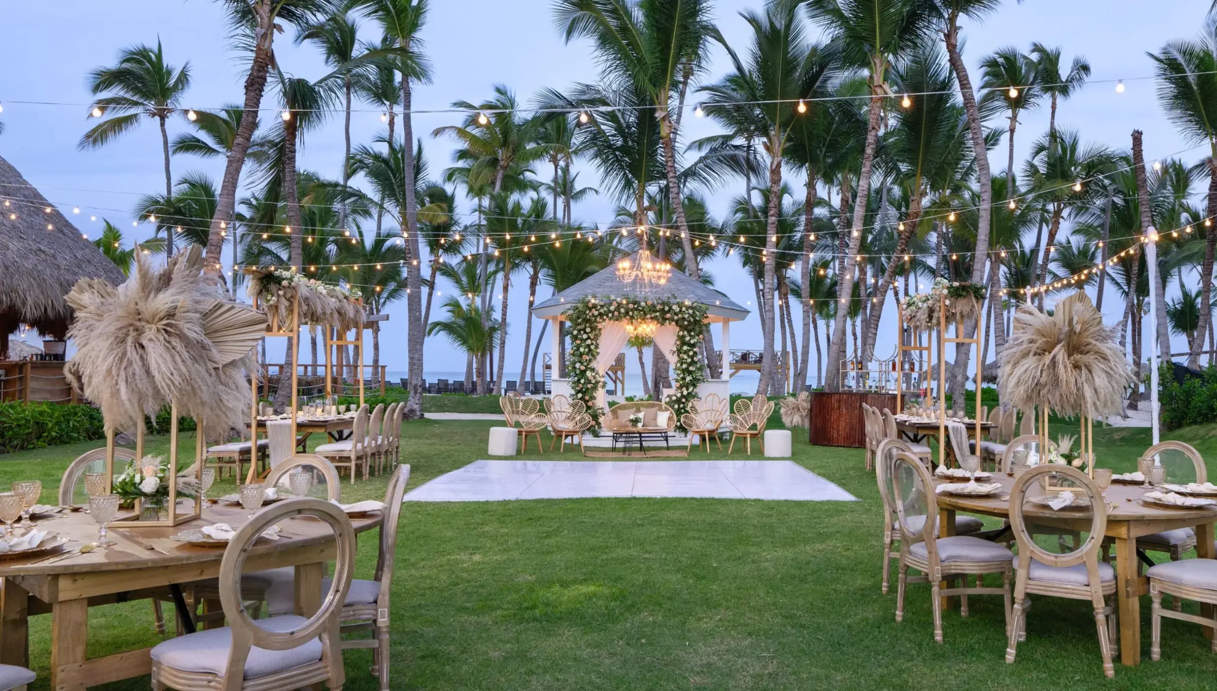 garden gazebo venue at Dreams Flora Resort & Spa
