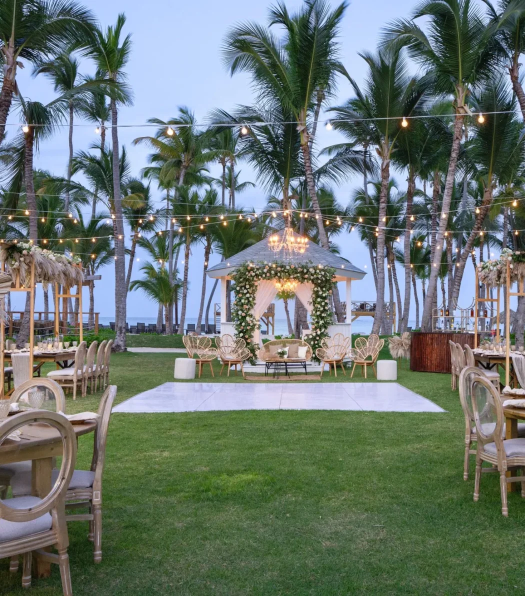 garden gazebo venue at Dreams Flora Resort & Spa