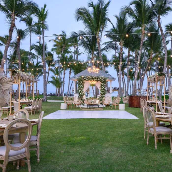 garden gazebo venue at Dreams Flora Resort & Spa