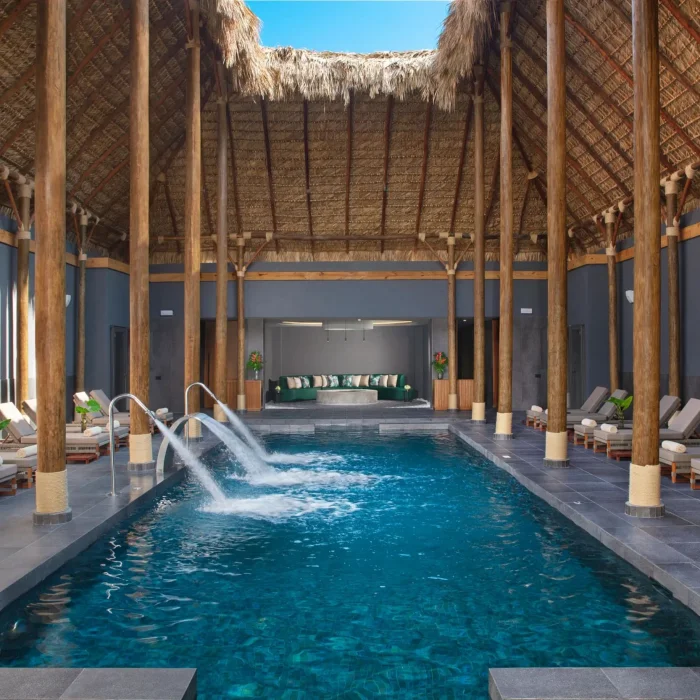 hydrotherapy at the spa at Dreams Flora Resort & Spa