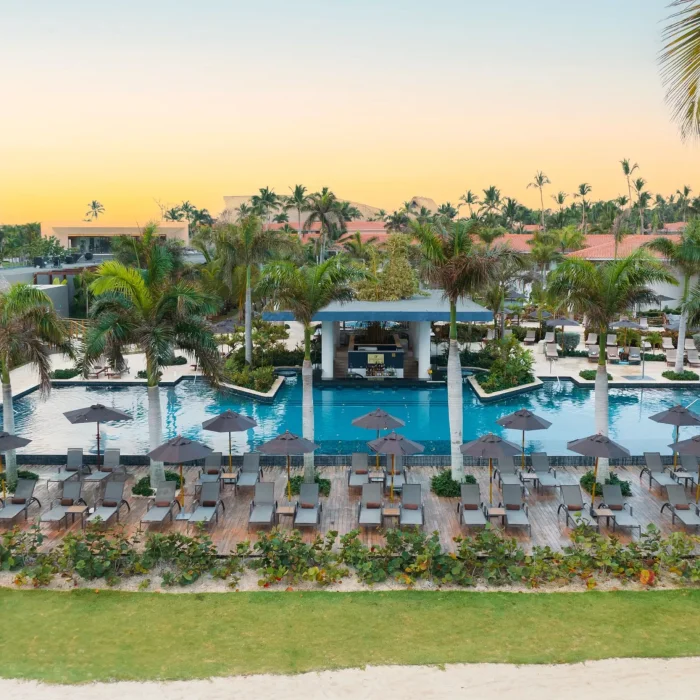 preferred club family pool at Dreams Flora Resort & Spa