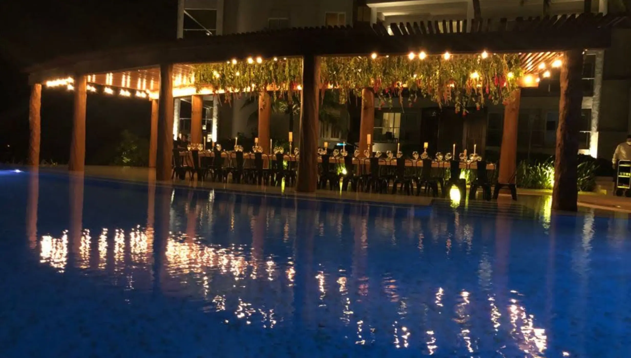 Water Pergola venue at dreams jade resort