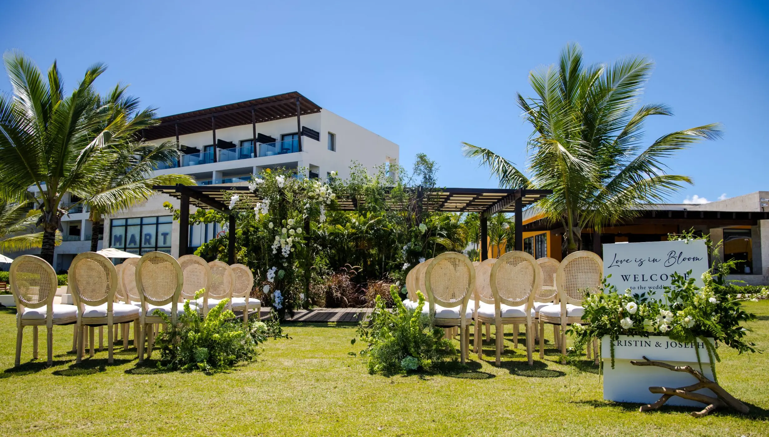 Himitsu Garden Terrace venue at Dreams Macao Beach Punta Cana