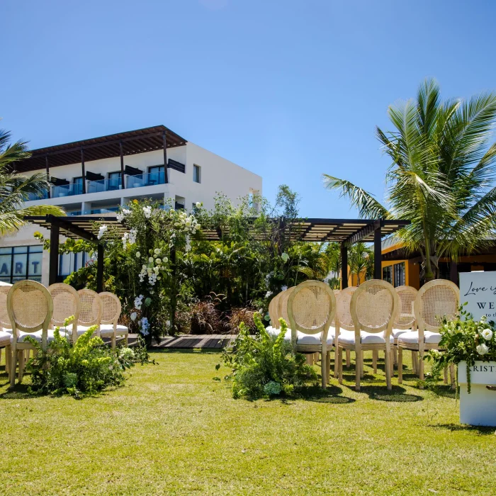 Himitsu Garden Terrace venue at Dreams Macao Beach Punta Cana