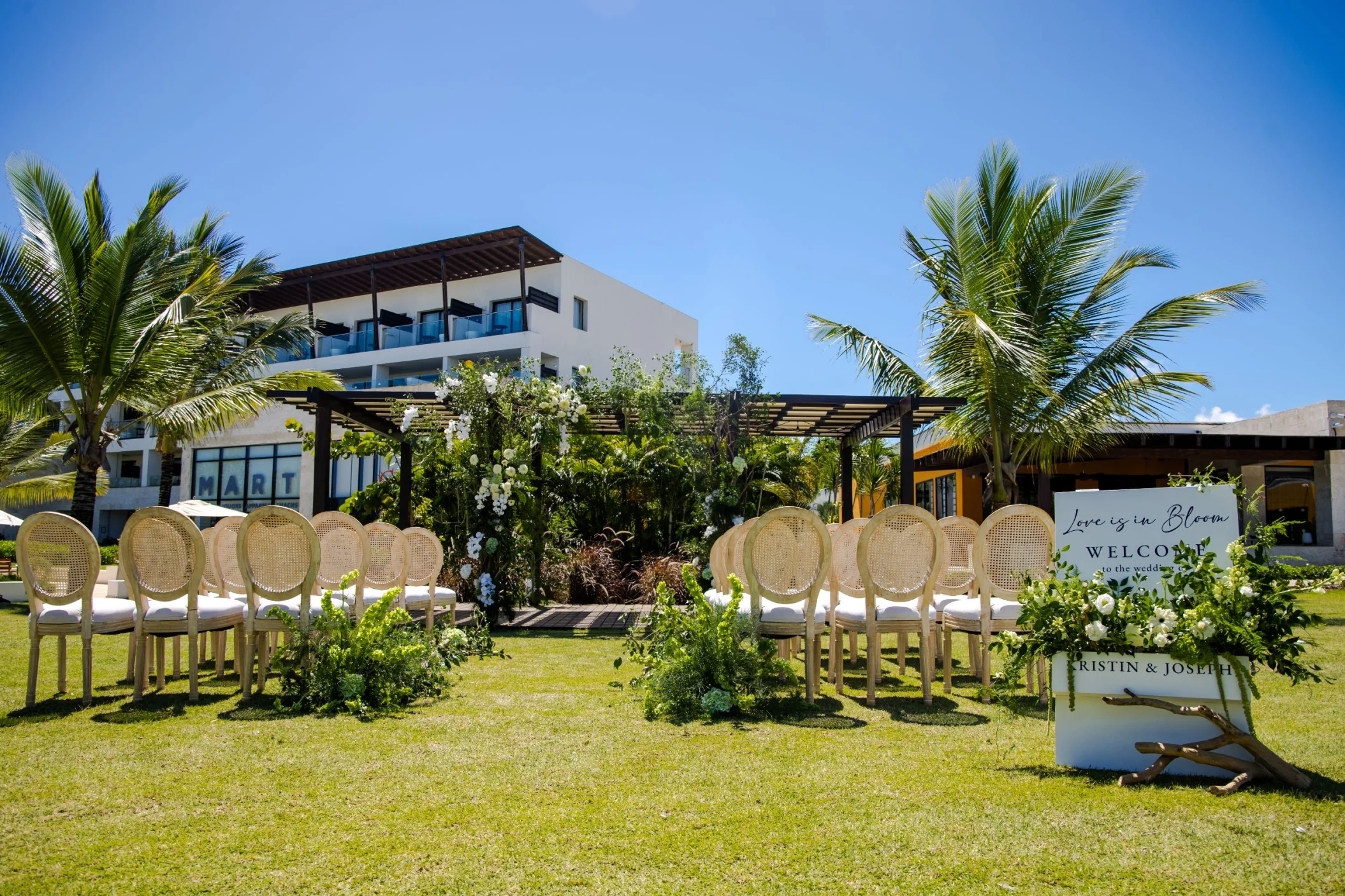 Himitsu Garden Terrace venue at Dreams Macao Beach Punta Cana