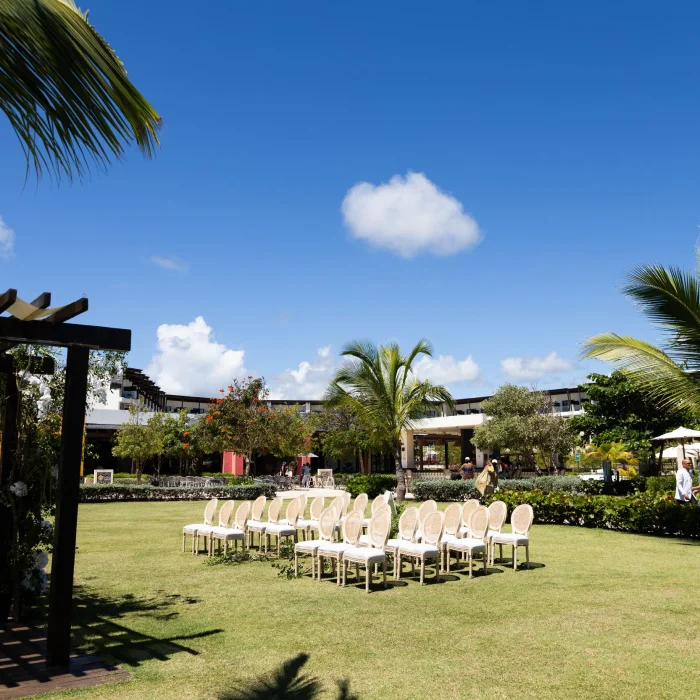 Himitsu Garden Terrace venue at Dreams Macao Beach Punta Cana