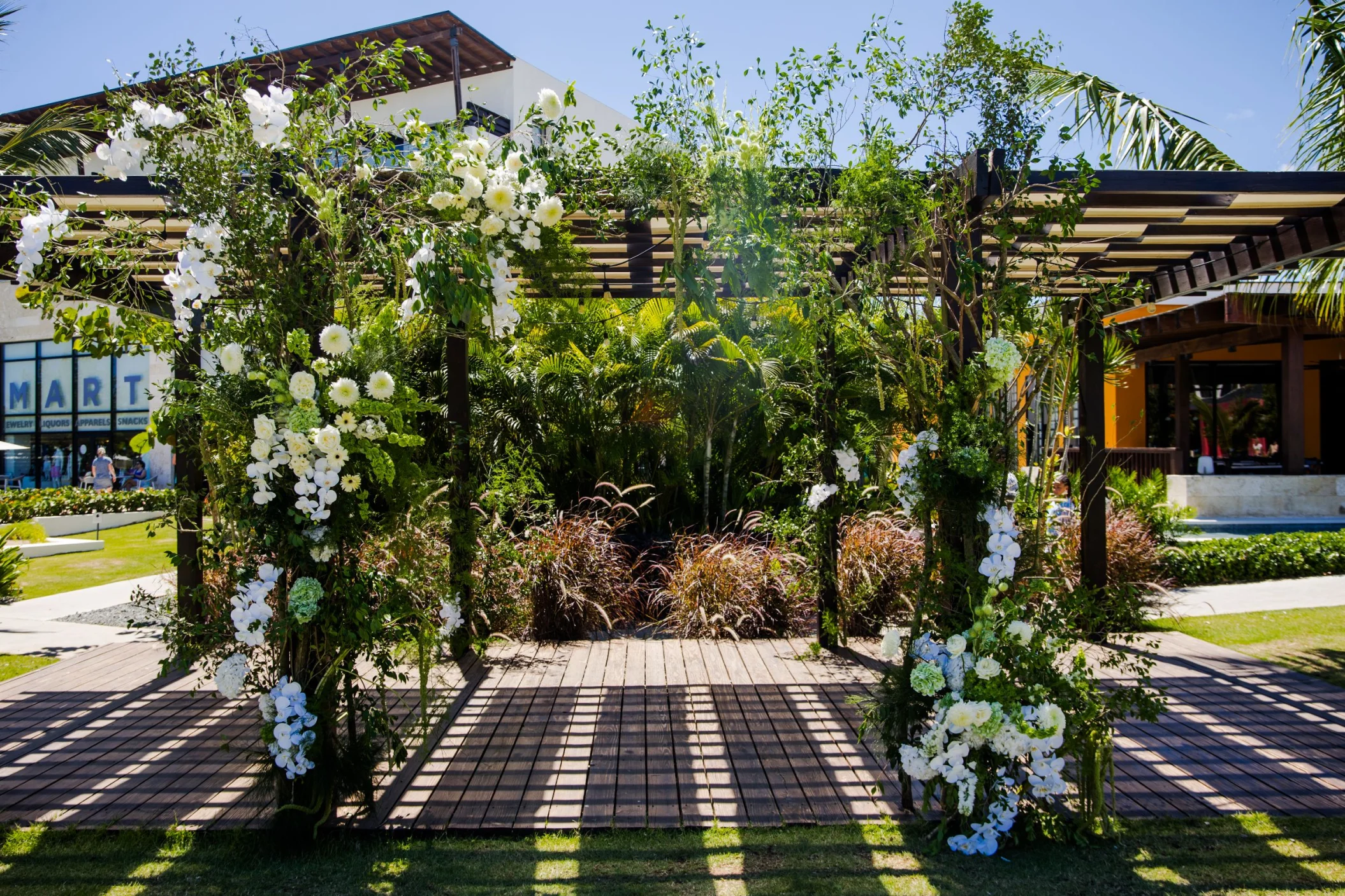 Himitsu Garden Terrace venue at Dreams Macao Beach Punta Cana